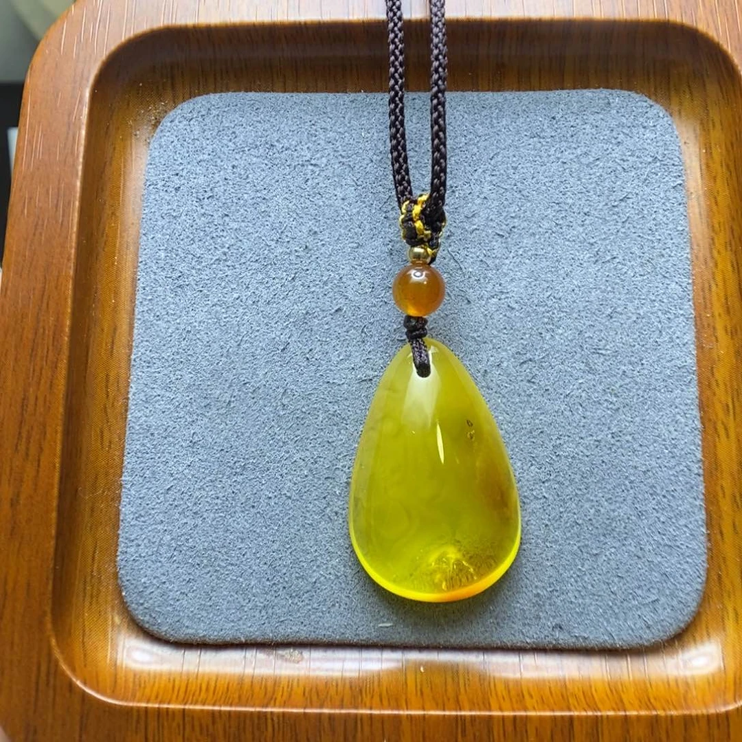 蜜蜡颈饰未镶嵌李*阳郎