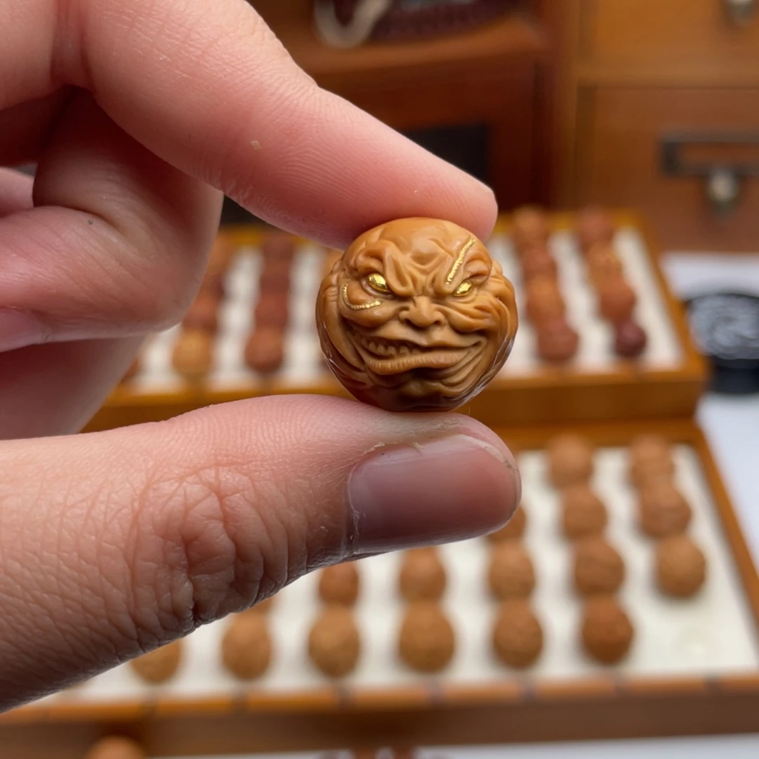 哦****猴头核桃吊坠猴头核桃雕刻