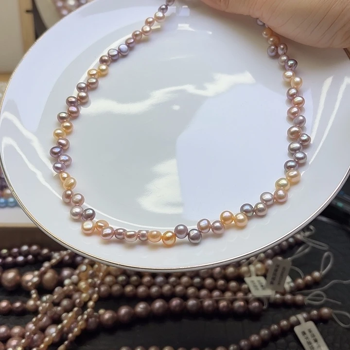 合金耳饰淡水珍珠