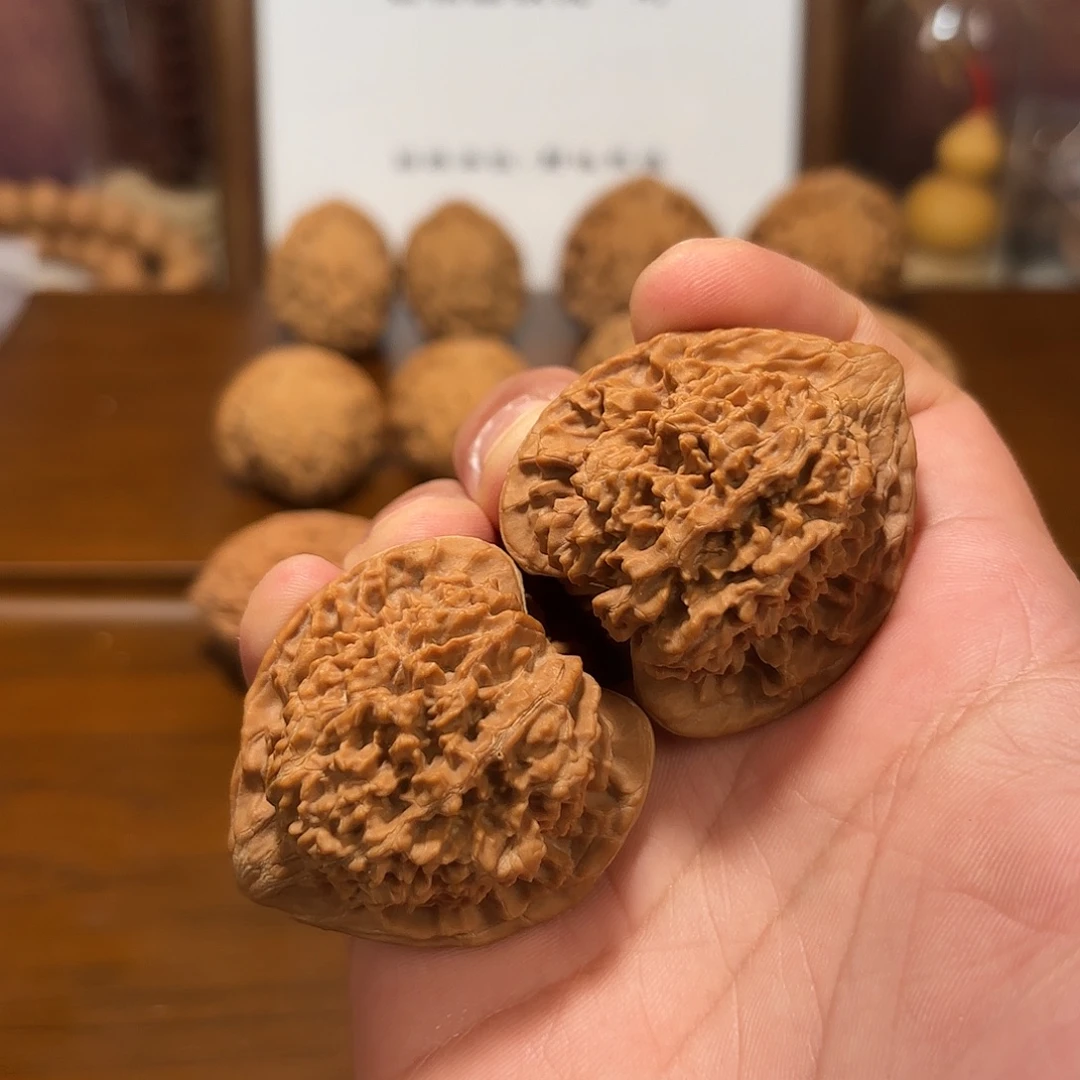 吊坠文玩核桃全品老款百花山边42