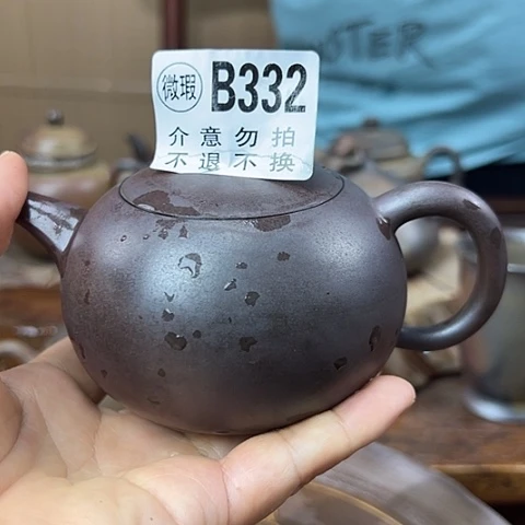 戬谷龙窑柴烧茶壶332