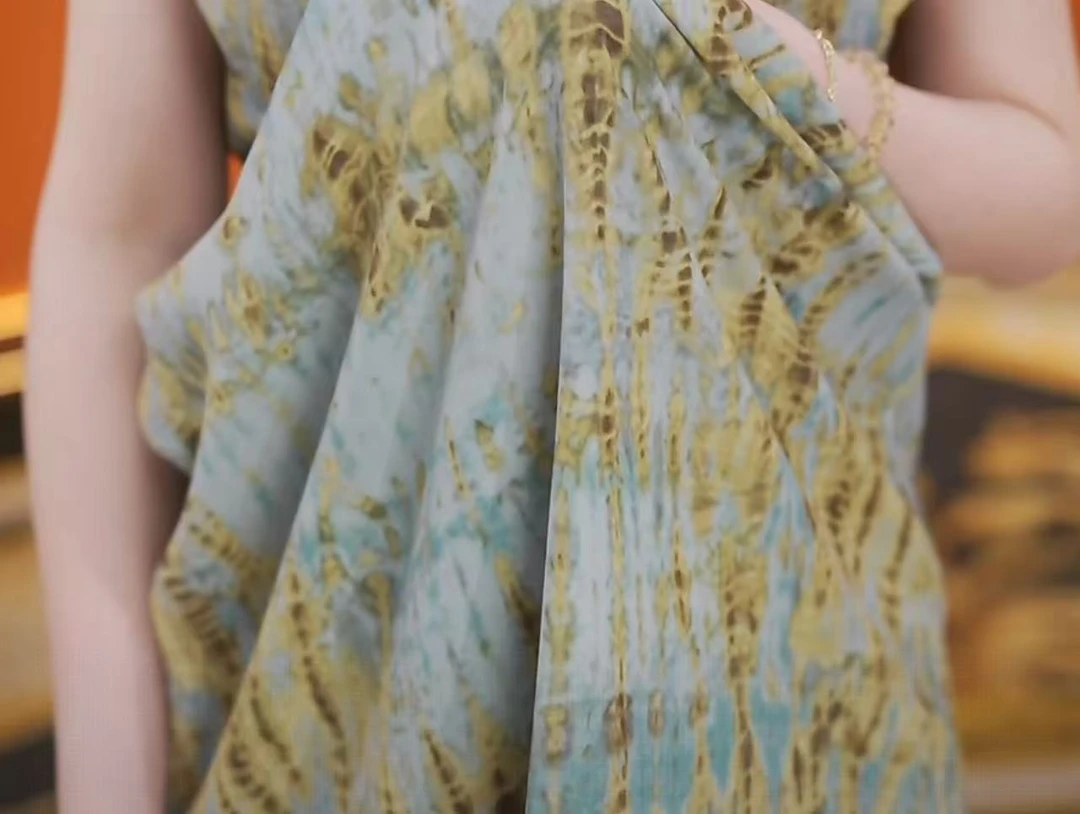 【送腰封】杭州原版正品2025夏季新款减龄高级感海盐芝士连衣裙女