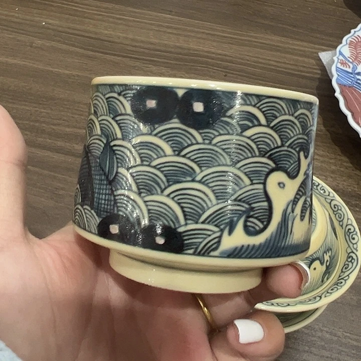 杯佛***饭景德镇陶瓷杯子