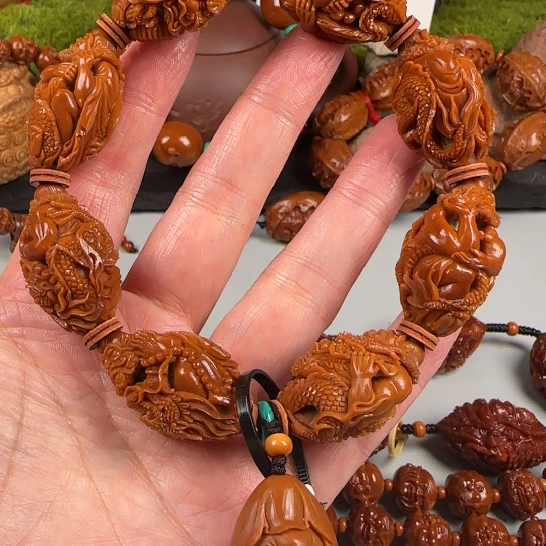橄榄核手串/手链御龙达摩手串