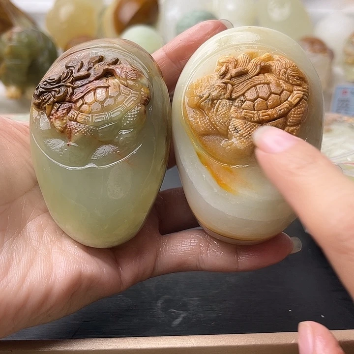 时***间石材古青石不退换龟微瑕