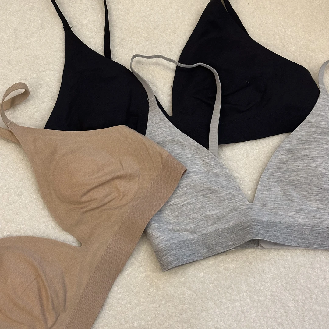 WMM小三角杯磨皮秋冬纯色法式小背心女士时尚百搭贴身吊带短款