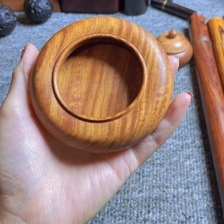 木缅甸花梨笔洗一个