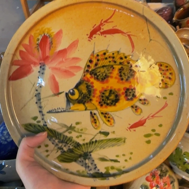 瓷片景德镇陶瓷手工手绘