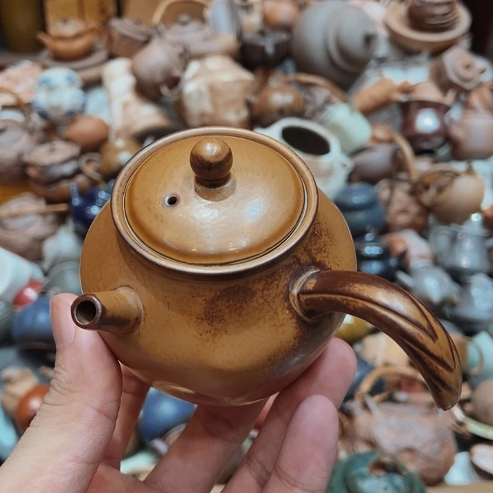 柴烧老岩泥高端茶器