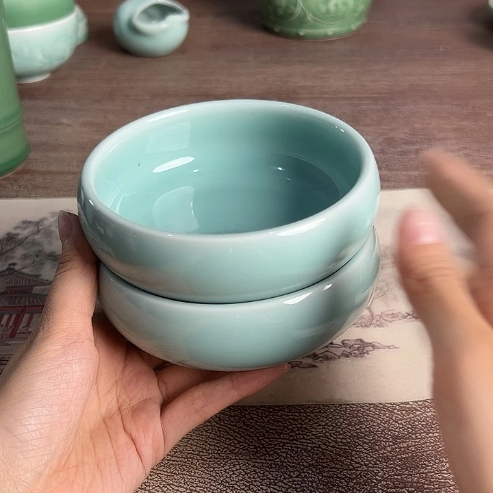 小米茶器龙泉青瓷