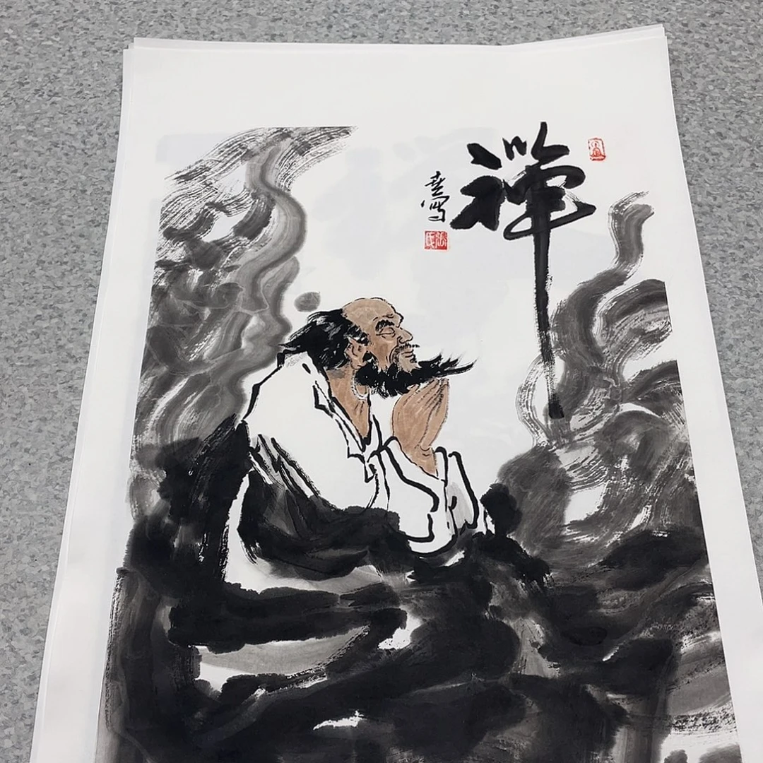 国画1.4平尺国画作品