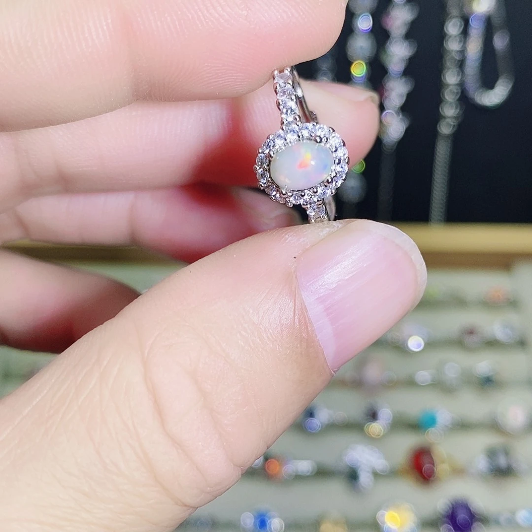 未镶嵌欧泊戒指59