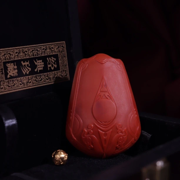 大师坊南红S级作品双龙守护无事牌