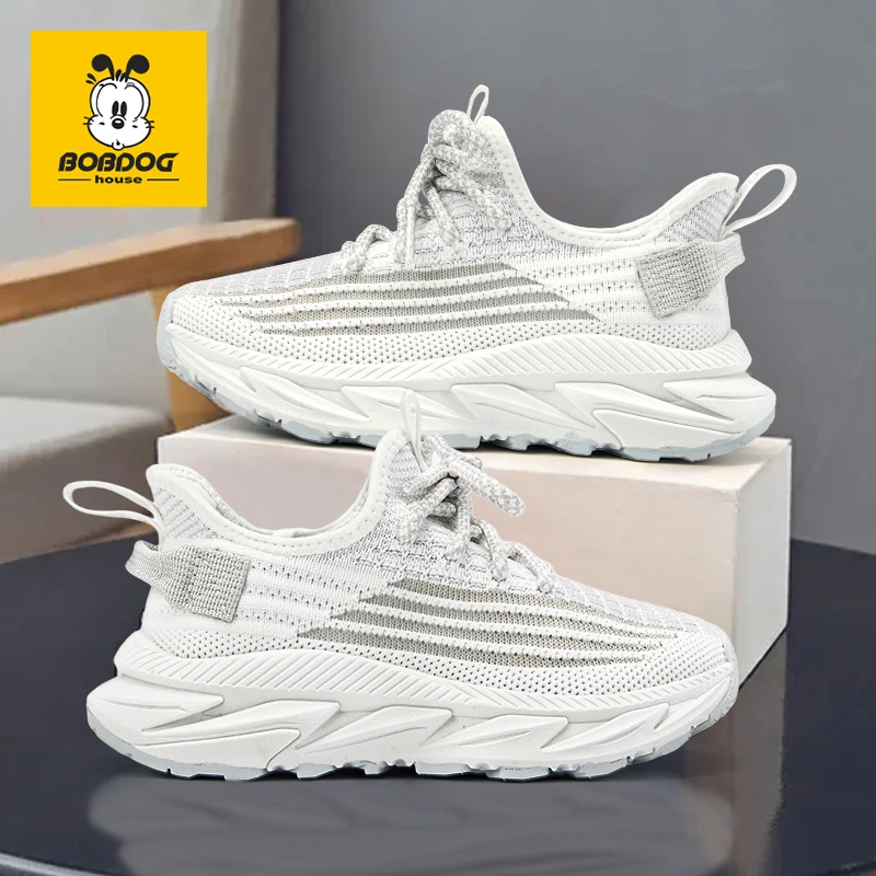 巴布豆品牌儿童鞋女小孩鞋子韩系透气运动鞋男童户外6-12岁潮童鞋