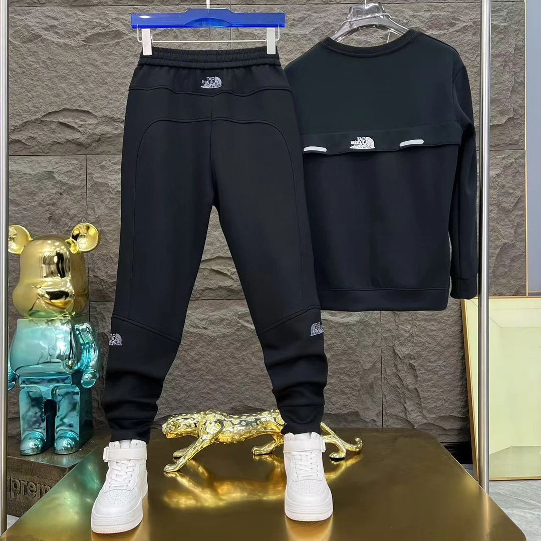 2025秋冬休闲套装男新款长袖卫衣卫裤套装3588-9663
