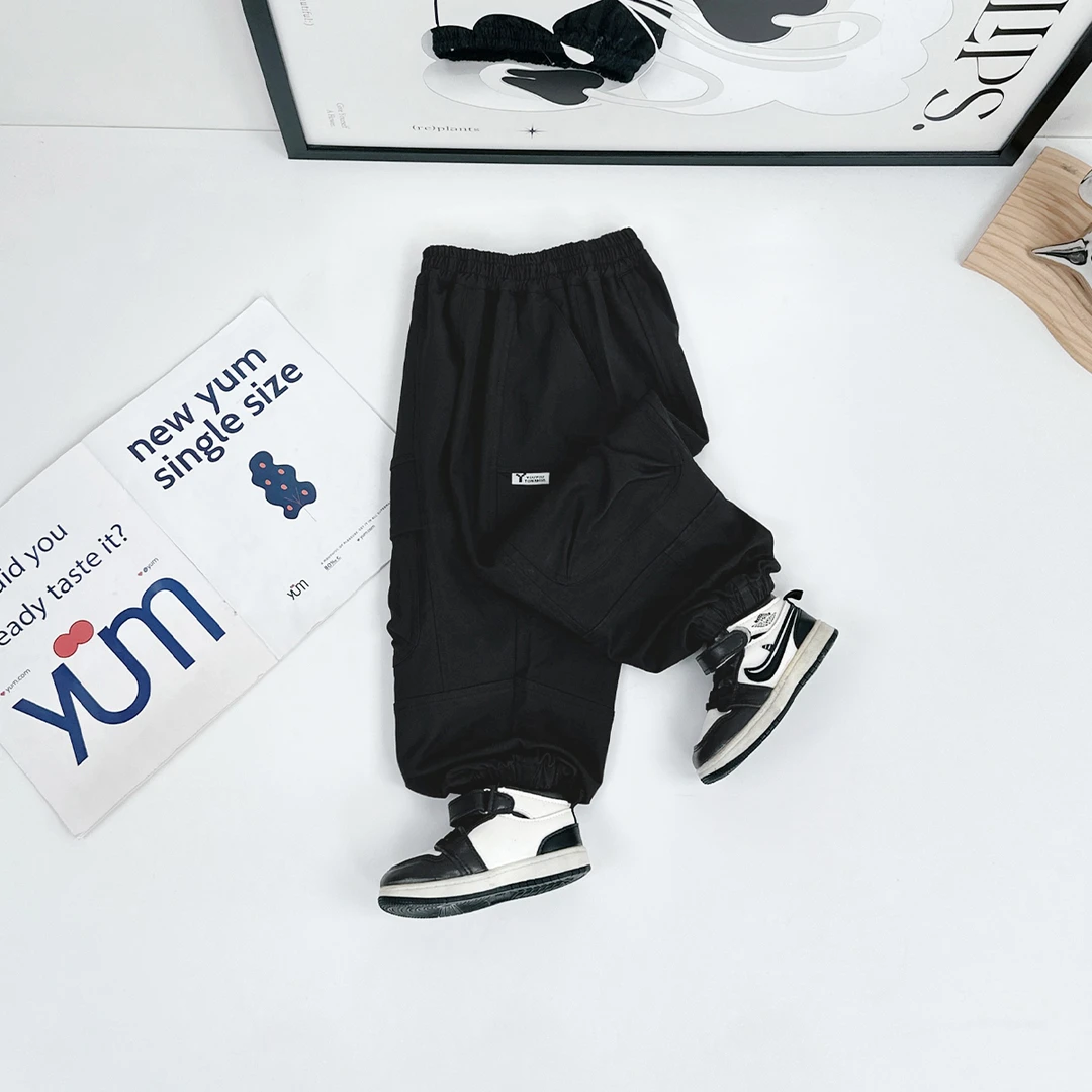 男童裤子春秋款儿童休闲裤2025新款春装潮 BDC25627 悠悠童话童装