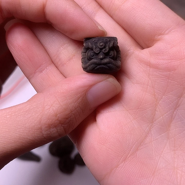 檀香木无事牌檀香阴沉醒狮