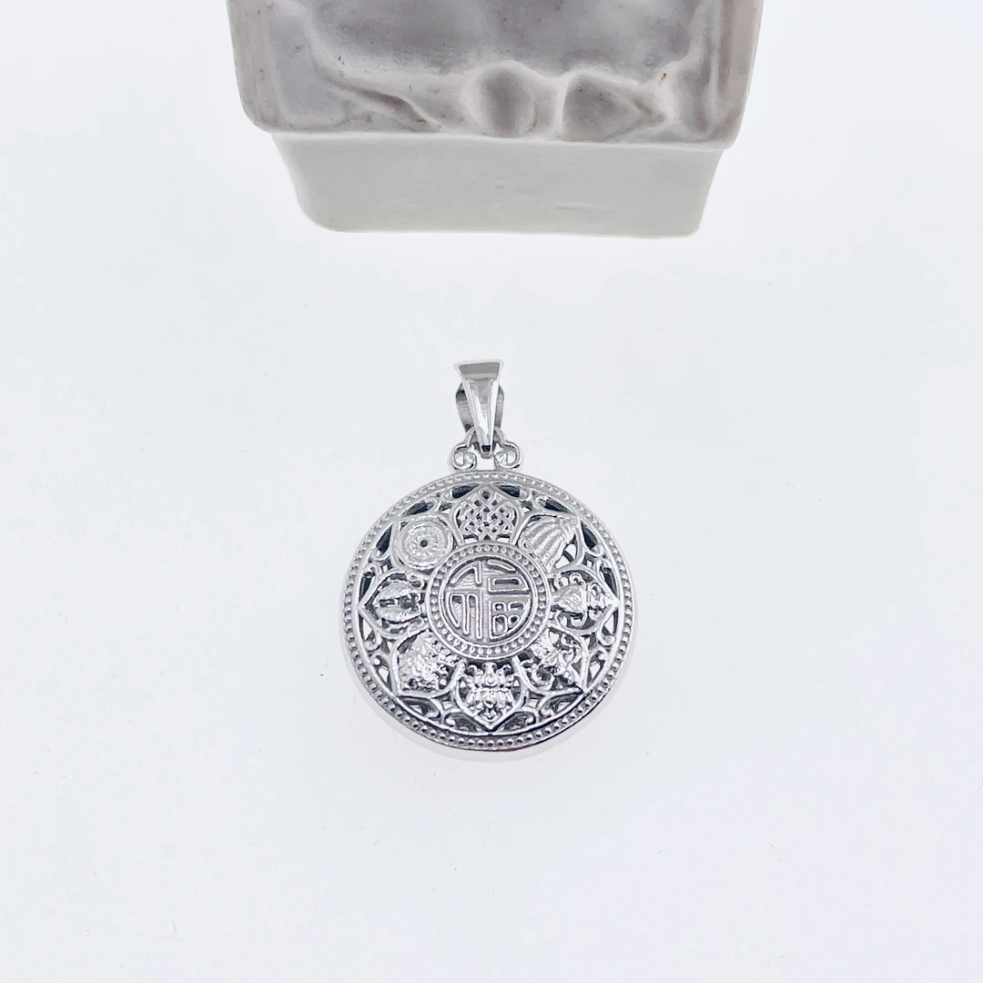 铂金Pt950小罗盘吊坠(卡14.5mm)