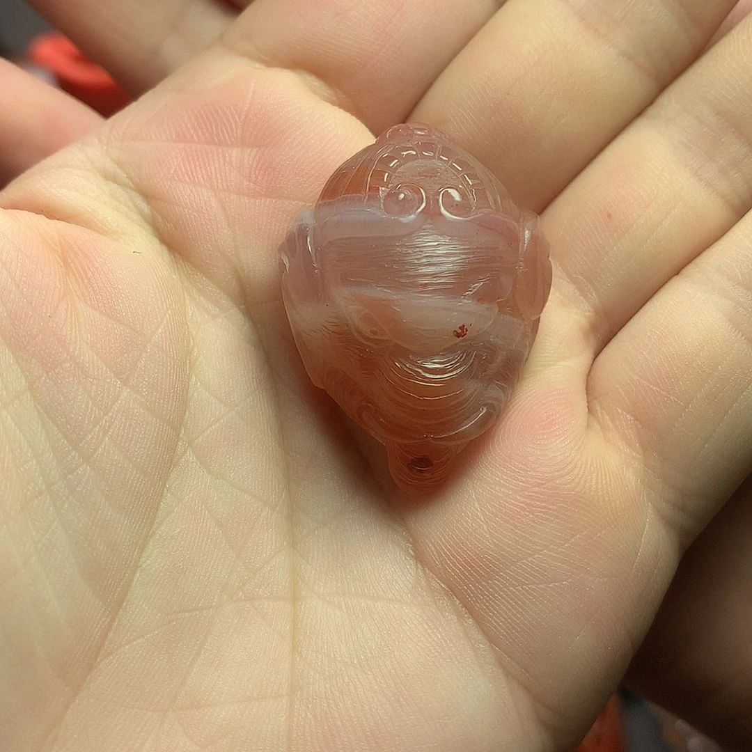 未镶嵌1南红玛瑙象神