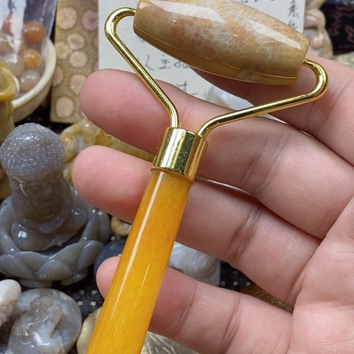 颈饰未镶嵌硅化珊瑚（珊瑚玉）