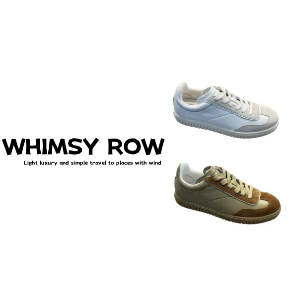 【WHIMSY ROW】德训鞋撞色设计轻便透气休闲鞋时尚百搭运动鞋