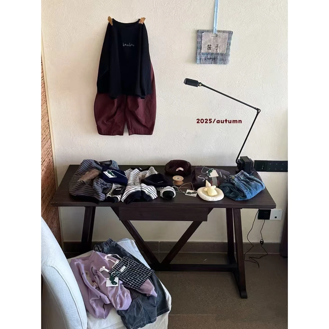 x2202【现货】韩版儿童波点针织秋款灯笼裤