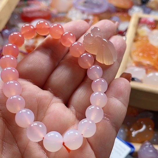 玛瑙/玉髓吊坠(赠链)未镶嵌a*然