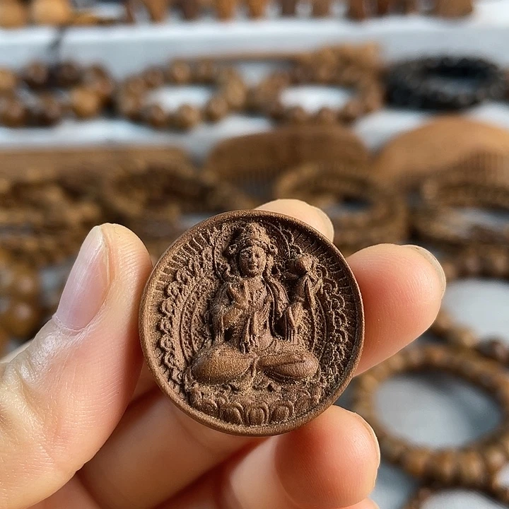 紫檀木类家具老山檀吊坠