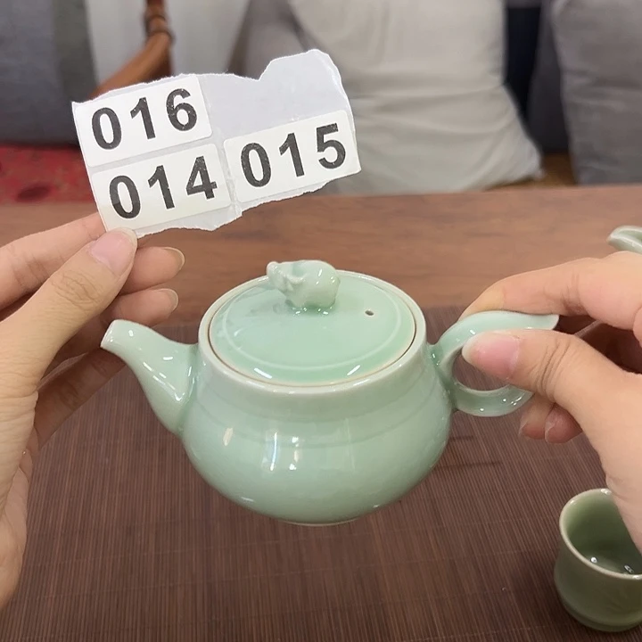 龙泉云间青瓷小米茶器