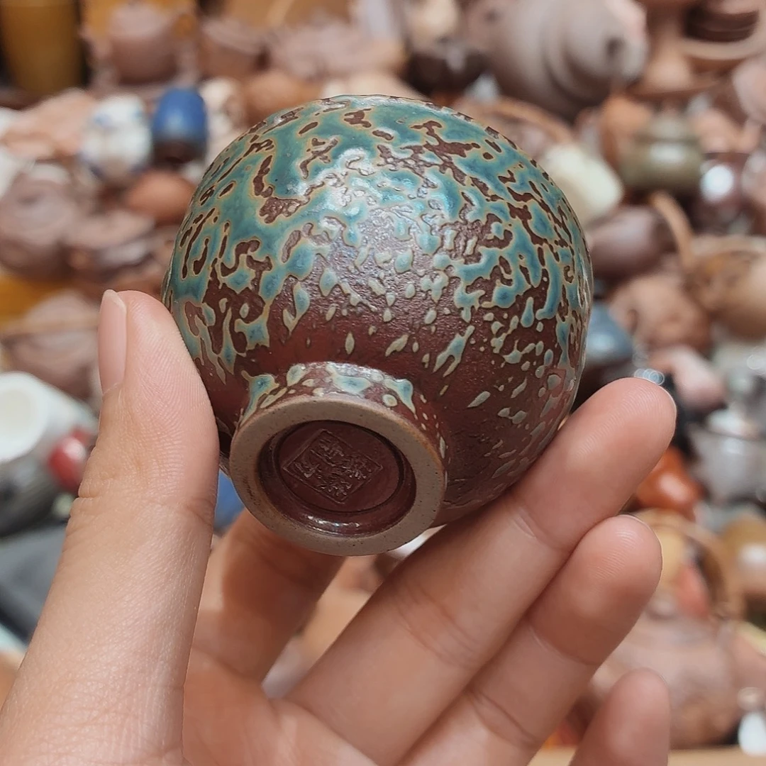 柴烧老岩泥高温茶器皿