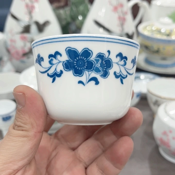 壶釉下五彩的瓷器和瓷器