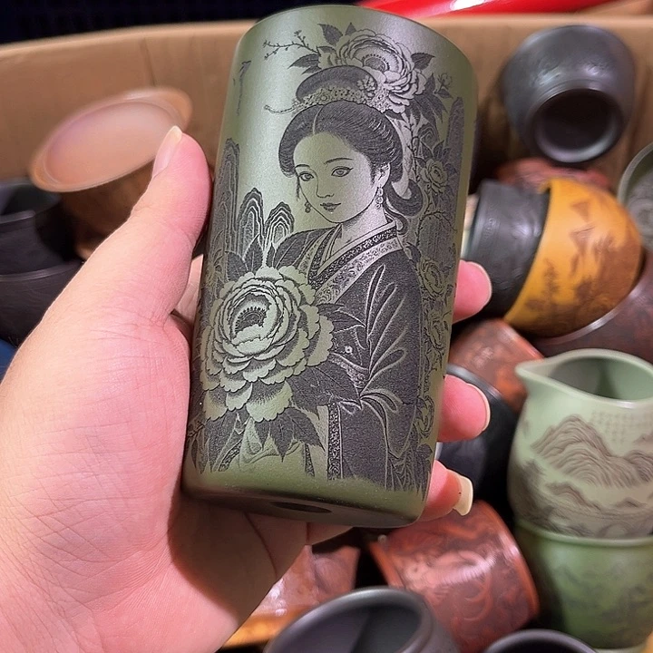 茶杯紫砂全手工 紫砂主人杯
