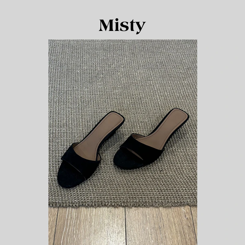 Misty 雾屿女鞋|34-40码|2025夏季外穿厚底拖鞋小众仙女风