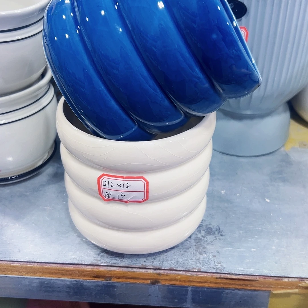 外贸尾单陶瓷花盆凑单10米包邮