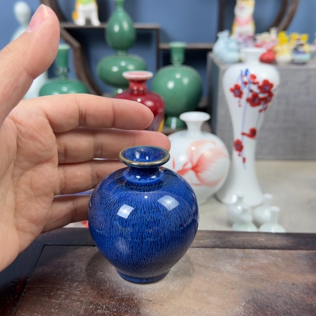 陶瓷手工小花器摆件