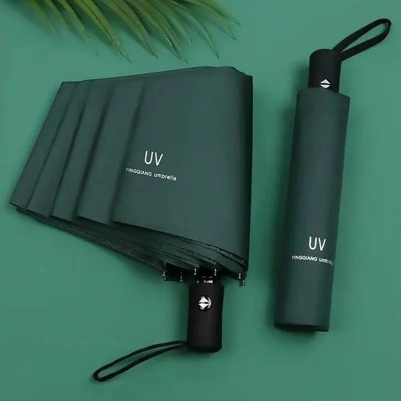 半价中】学生雨伞大号全自动三折男女商务黑胶睛雨两用抗暴风雨