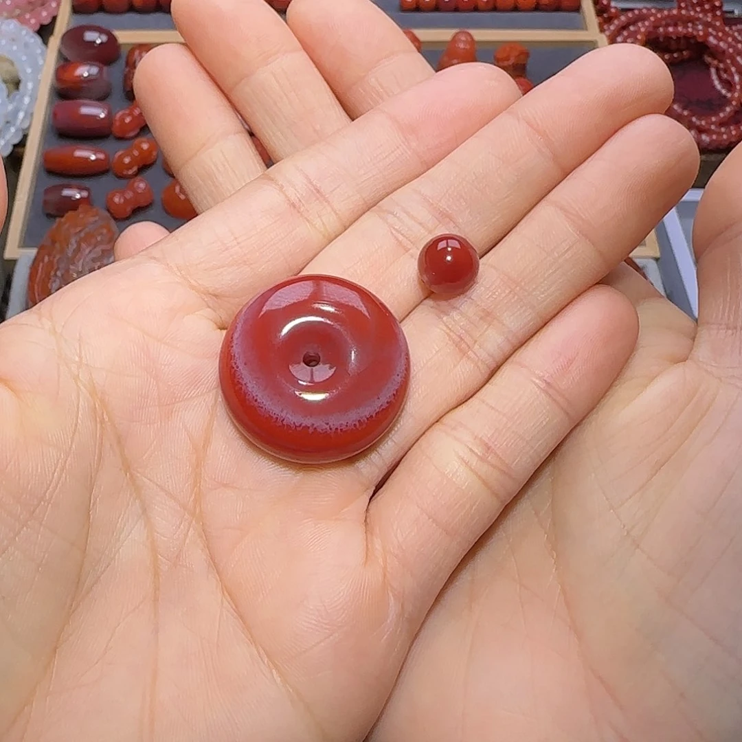 未镶嵌南红玛瑙珠宝奇石段*娣