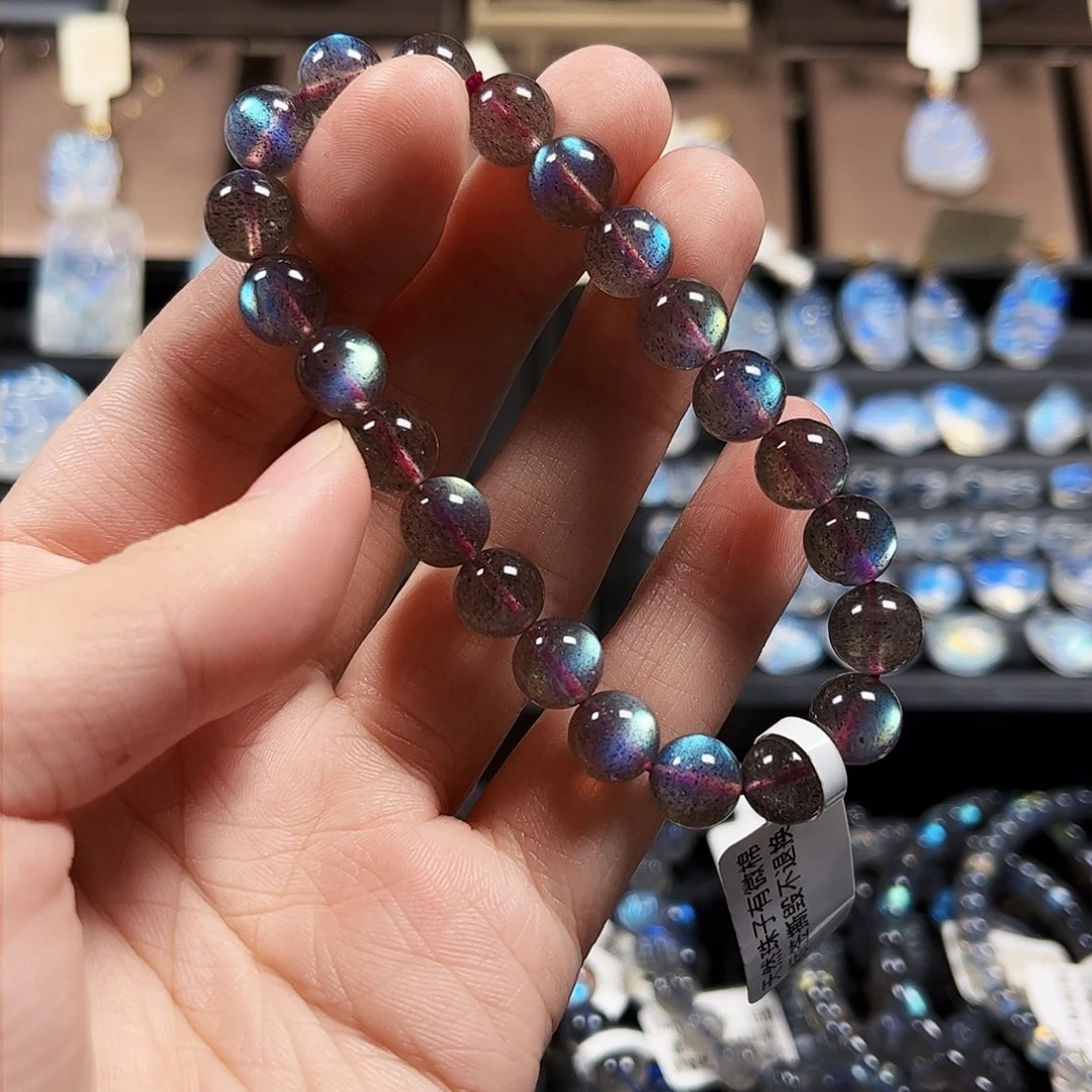 未镶嵌手链长石8.5mm左右