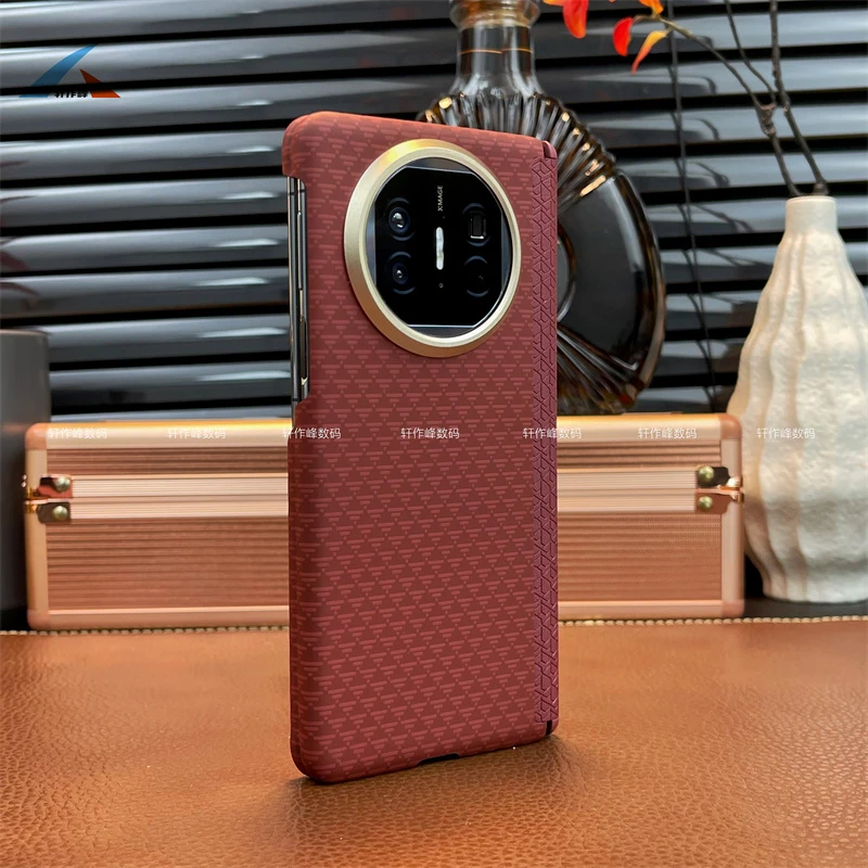 华为MateX6碳纤维纹双中轴手机壳X5超薄磁吸轻奢折叠屏防摔保护套