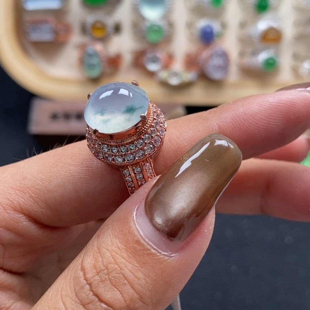 翡翠裸石缅甸天然a货翡翠