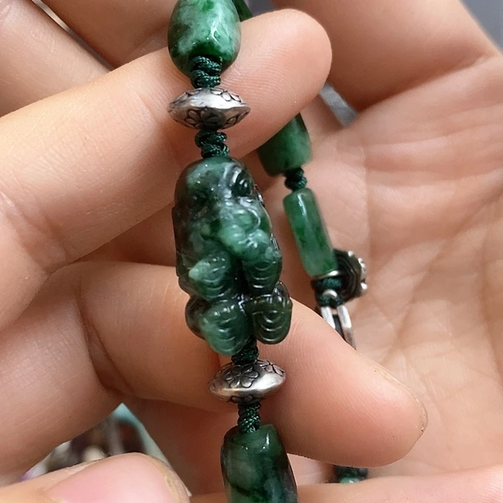 翡翠手链未镶嵌Feicuifeic