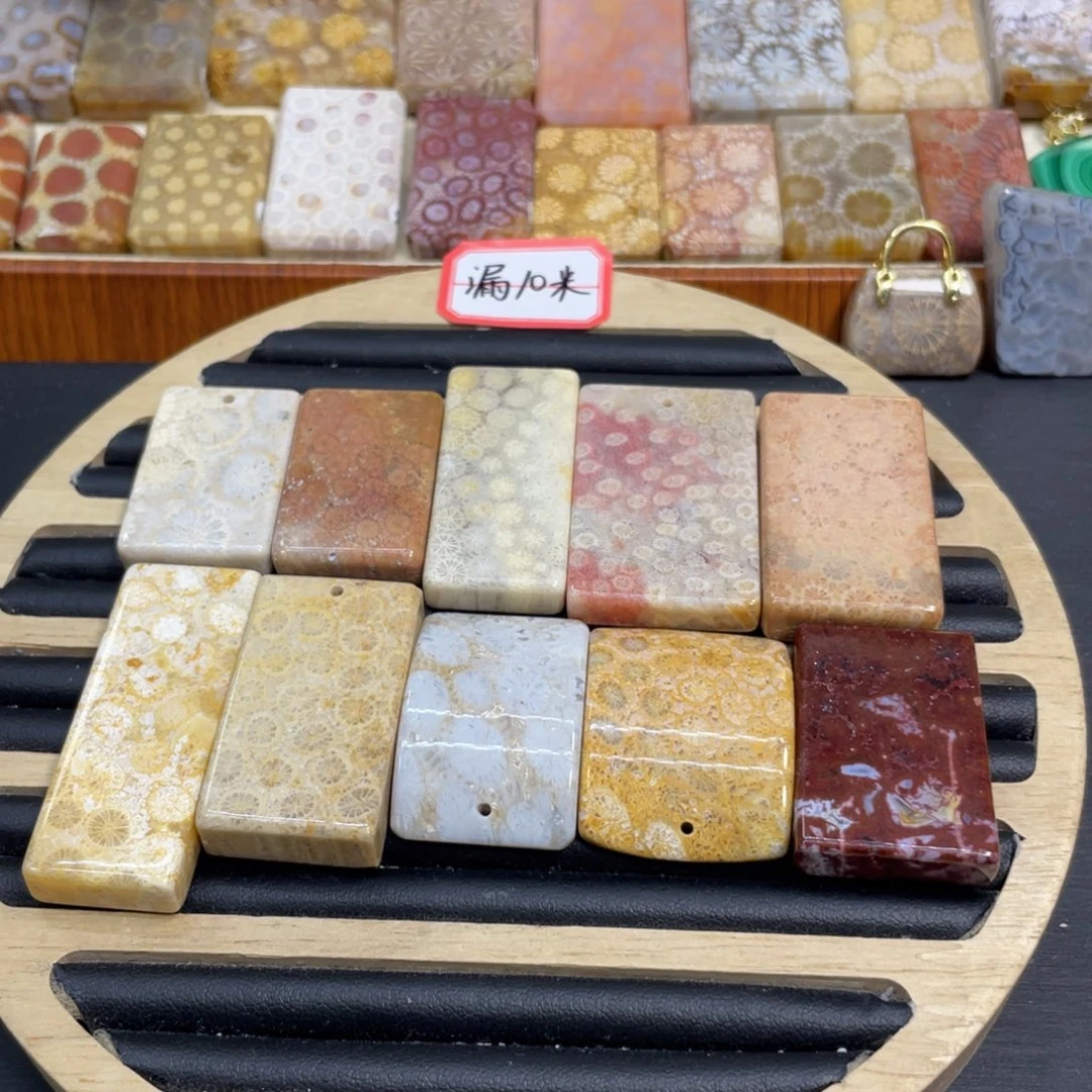 硅化玉未镶嵌颈饰单扣10米
