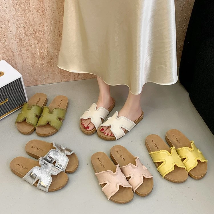 【H拖鞋】百搭 新款舒适厚底设计感休闲鞋增高