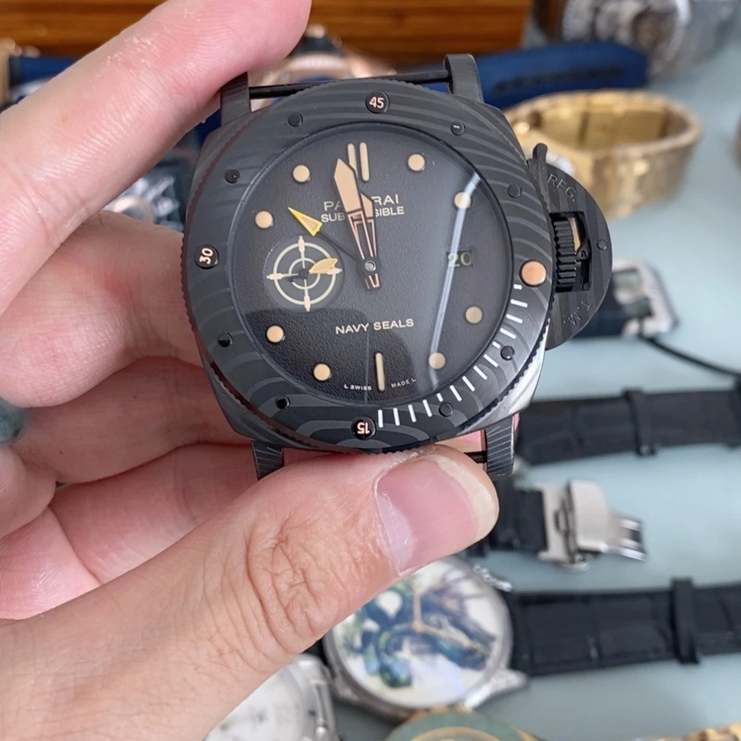 荒***老大海47直径黑色纹理