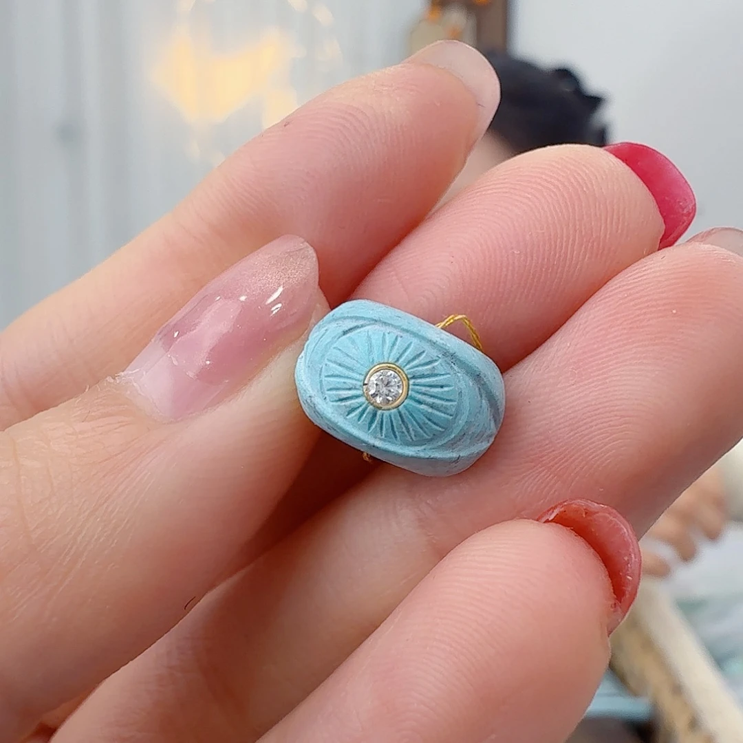 绿松石未镶嵌珠宝奇石