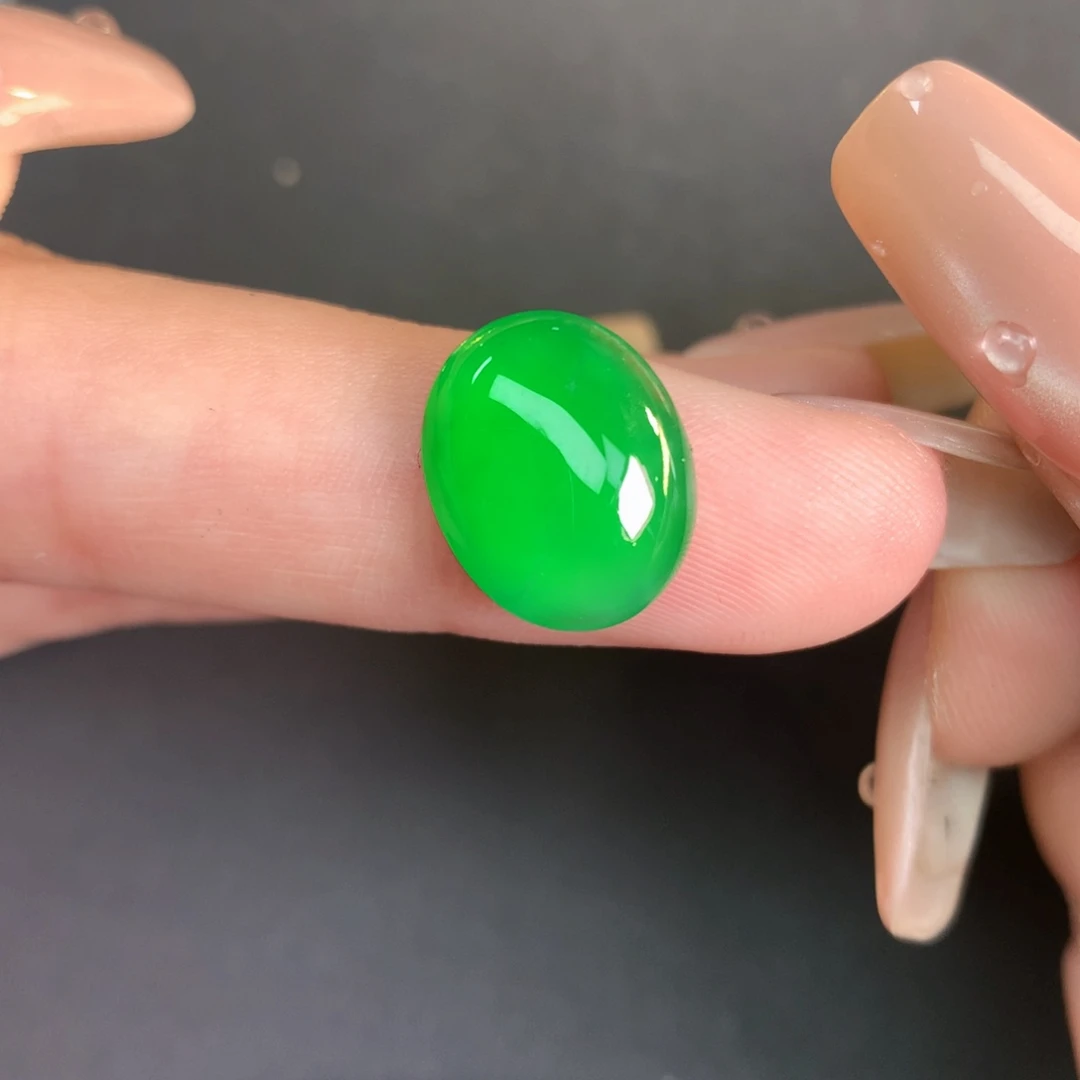 翡翠裸石翡翠翡翠13.63-11.03-3.69