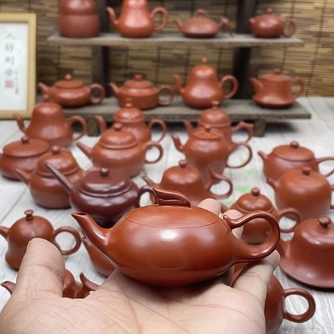家****套潮州朱泥手拉壶东凤朝阳壶