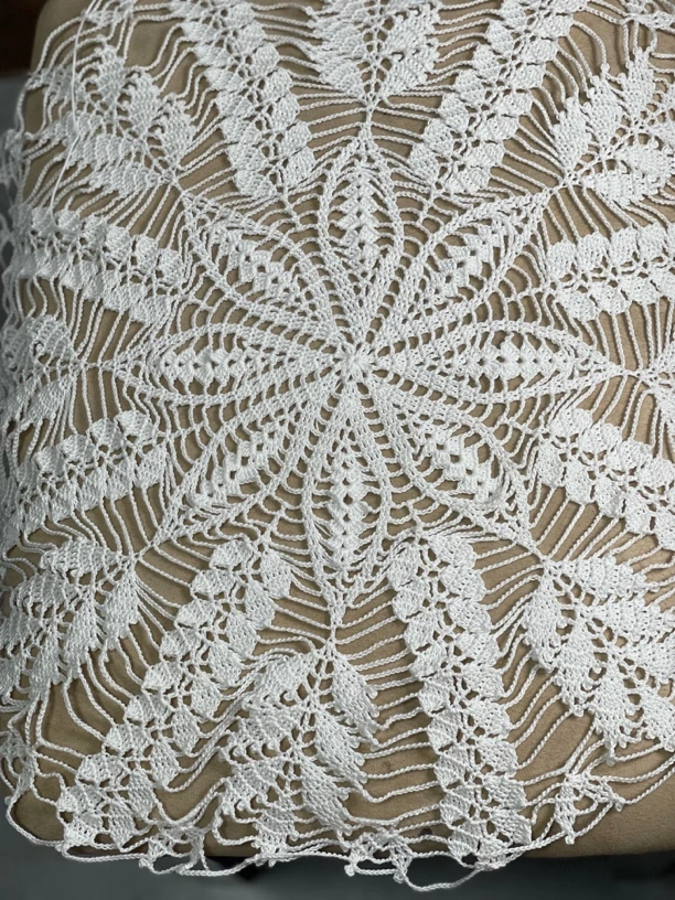 DMC蕾丝花垫成品直径50厘米
