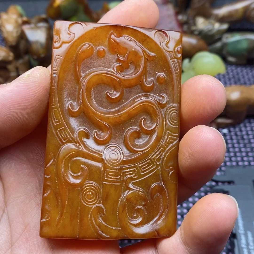 蛇纹石玉颈饰未镶嵌鹏**业