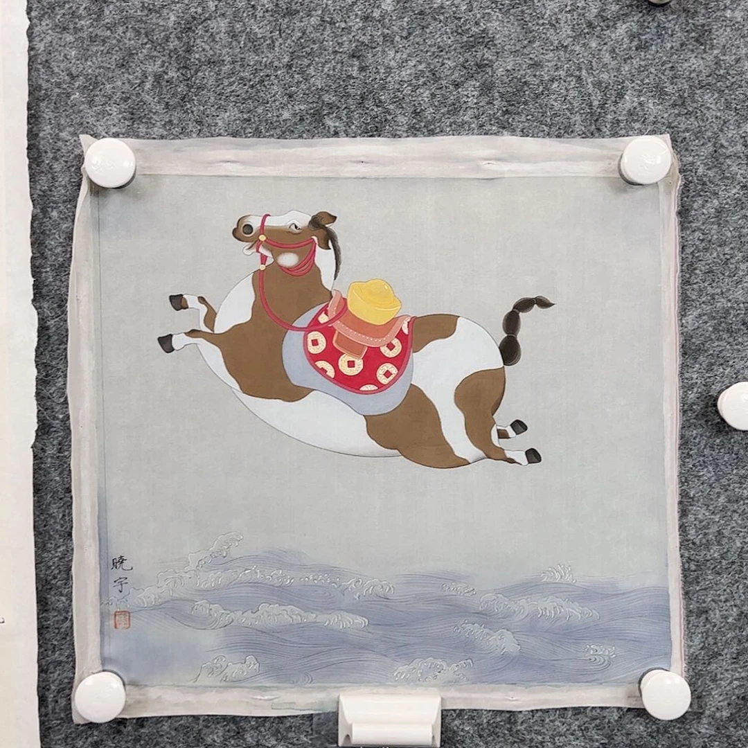 纸本国画（rbzzx4535）花鸟 书画